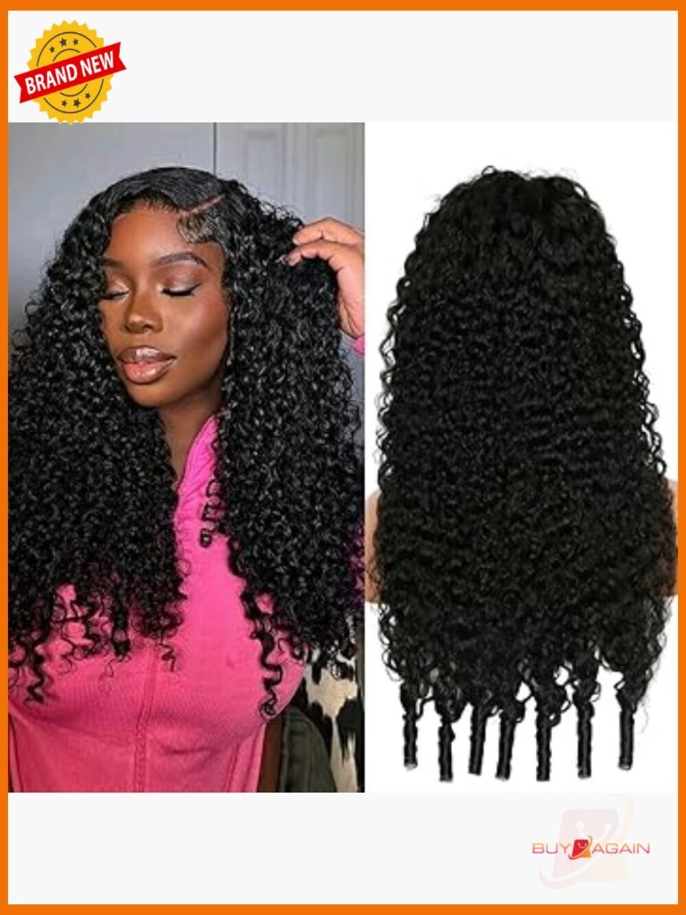 13x6 Burmese Curly Lace Front Wig Human Hair 300 Density HD Lace Frontal Pre